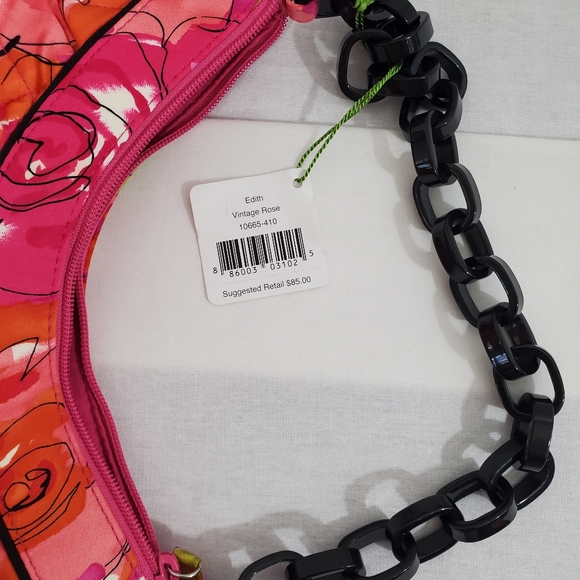 VERA BRADLEY - Edith Vintage Rose  Purse - Picture 5 of 7